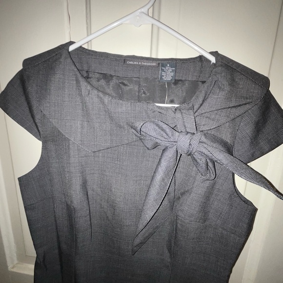 Chelsea & Theodore Gray Plaid Dress - Picture 6 of 9